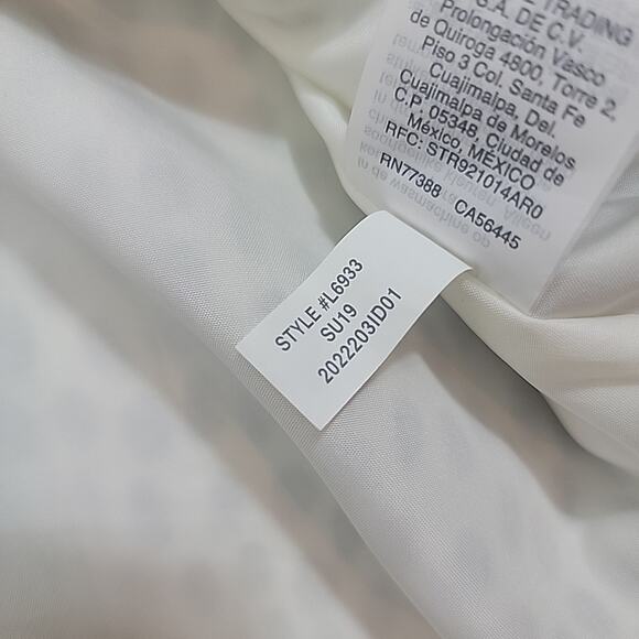 J‎ Crew Dress 6 Ivory Animal Print Basketweave Lined Sheath Knee Length Preppy - Picture 8 of 14